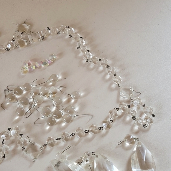 Vintage Chandelier Crystal Prisms- Large Lot - Picture 4 of 6